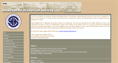 Desktop Screenshot of hawthornehistorical.com